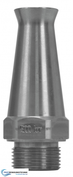 Langkegeldüse aus Edelstahl 500 Bar / 150° Celsius